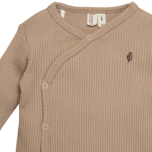 Bess Organic | Shirt l.sl. Wrap Rib-Sand - Afbeelding 3