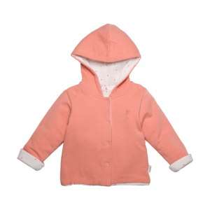 Bess Organic | Jacket Hoody Reversible-Rose