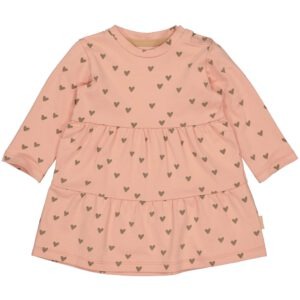 Quapi | Dress - Brown Soft Hearts